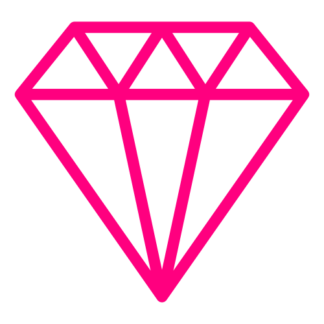 Diamond Decal (Hot Pink)